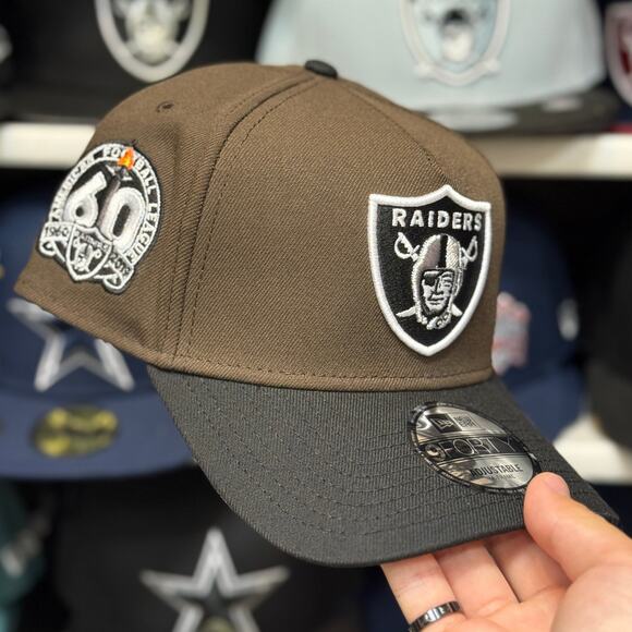 New Era Raiders '60th Anniversary' A-Frame 9FORTY Snapback - Picture 1 of 4